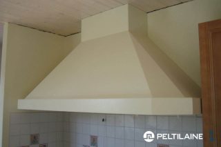 Vaalea suoran seinän huuva